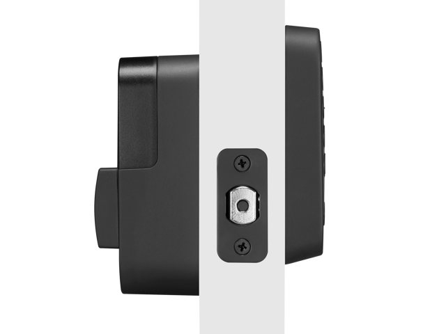 Yale - Assure Lock 2 - Smart Lock Wi-Fi Deadbolt with Push Button Keypad | Key Access - Black Suede - image 3