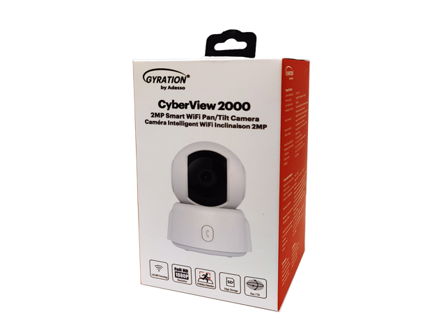 Adesso Gyration 2MP Smart WiFi Pan/Tilt Network Camera - image 8