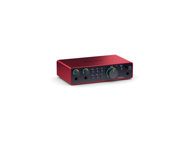 Focusrite - Scarlett 2i2 4th Generation Audio Interface - Red - image 4