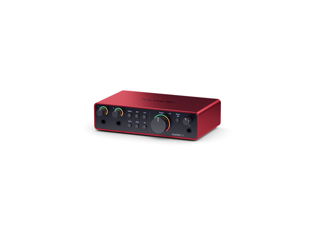Focusrite - Scarlett 2i2 4th Generation Audio Interface - Red - image 6