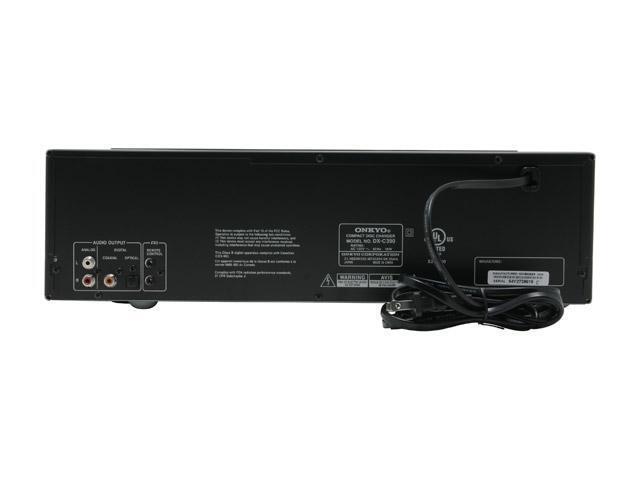 Onkyo - 6-Disc CD Player - Black - image 8