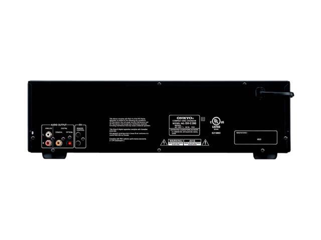 Onkyo - 6-Disc CD Player - Black - image 3