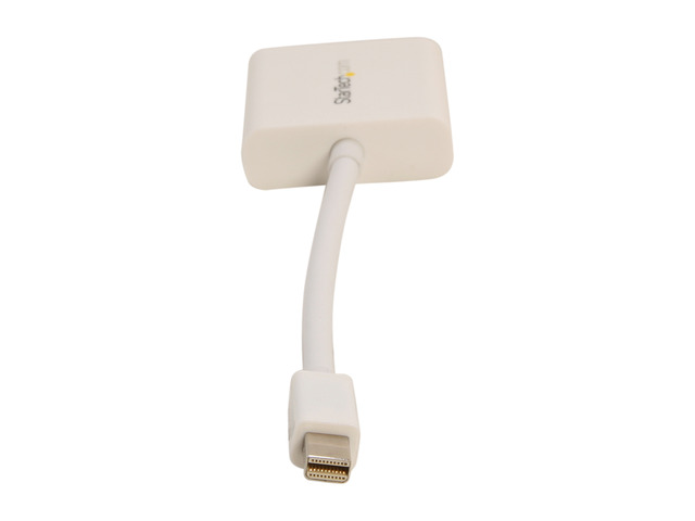 StarTech. com MDP2VGAW Mini DisplayPort to VGA Adapter - White - 1080p - Thunderbolt to VGA Monitor Adapter - Mini DP to VGA Converter