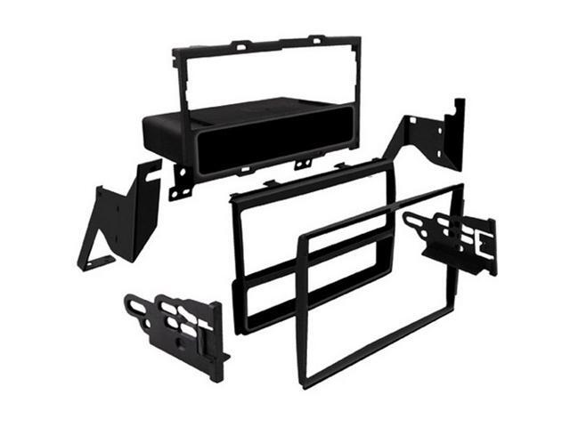 Metra - Dash Kit for Select 2007-2012 Nissan Sentra DIN DDIN - Black - image 3