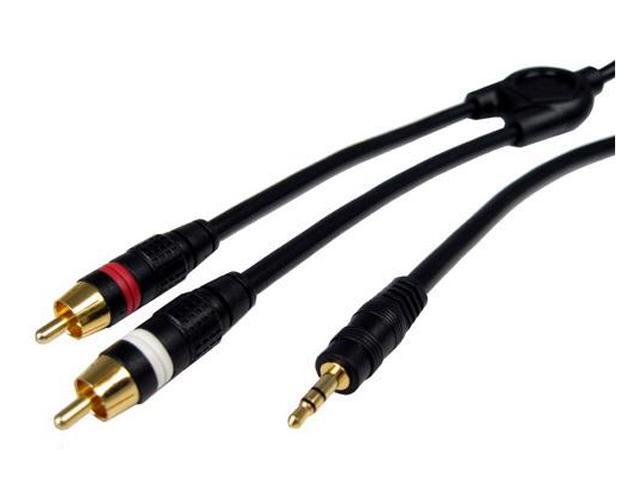 CABLES UNLIMITED AUD-1205-06 6 Feet 3.5mm to RCA Stereo Audio Cable