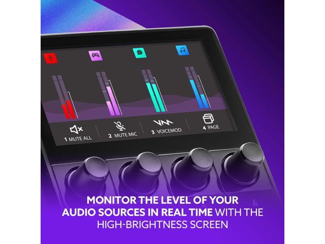 Hercules 4781068 Stream Starter Kit - Includes Stream 100 and HUD-600 USB Microphone + 3 Months Voicemod Pro - Core Streaming apps pre-Integrated...