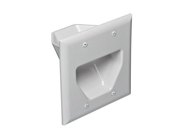 DataComm 45-0002-WH Cable Faceplate