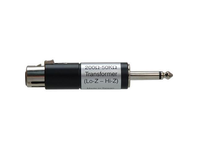 Hosa Technology MIT-435 XLR3F to 1/4 in TS Impedance Transformer Adapter