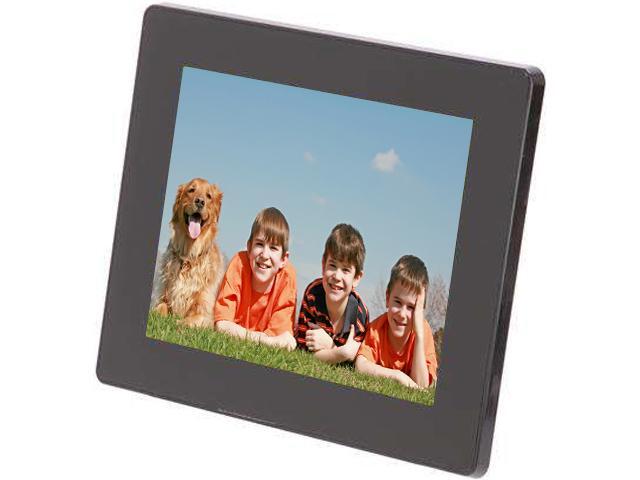 Aluratek ADMPF108F 8' 800 x 600 Digital Photo Frame with 512MB Built-in Memory
