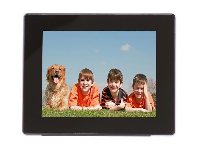 Aluratek ADMPF108F 8' 800 x 600 Digital Photo Frame with 512MB Built-in Memory