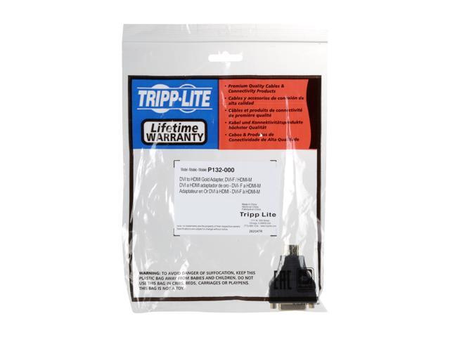 Tripp Lite P132-000 DVI-D Female to HDMI Male Gold Adapter