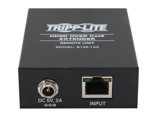 Tripp Lite HDMI Over Cat5/Cat6 Extender, Extended Range Receiver for Video and Audio 1080p at 60 Hz (B126-1A0)