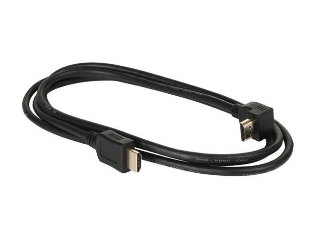 Tripp Lite High Speed HDMI Cable with 1 Right Angle Connector, Ultra HD 4K x 2K, Digital Video with Audio (M/M), 6-ft. (P568-006-RA)