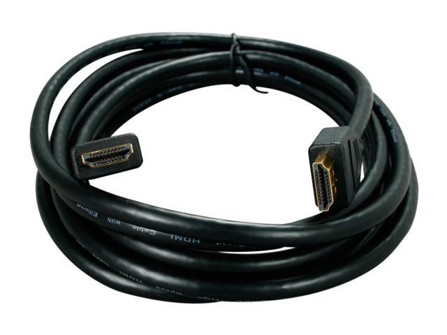 Nippon Labs HDMI-HR-10 10 ft. HDMI 2.0 Male to Male Ultra High Speed Cable with Ethernet Channel, Black