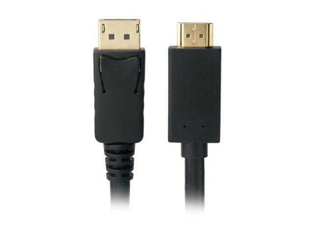 Omni Gear DP-6-HDMI 6 ft. Black DisplayPort to HDMI Cable Male to Male