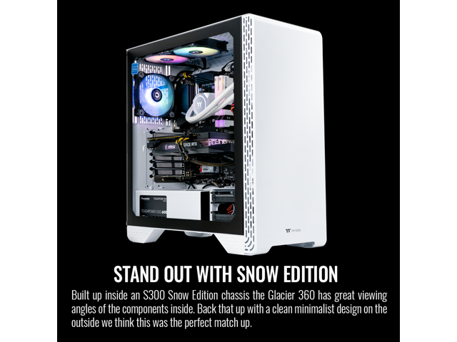 Thermaltake - Glacier 360 Gaming Desktop - AMD Ryzen 5 5600X - 16GB Memory - NVIDIA GeForce RTX 3060 - 1TB NVMe M.2 - White - image 8