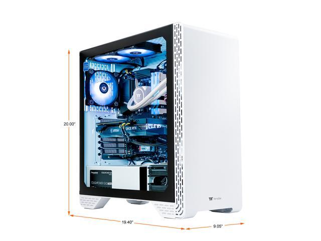 Thermaltake - Glacier 360 Gaming Desktop - AMD Ryzen 5 5600X - 16GB Memory - NVIDIA GeForce RTX 3060 - 1TB NVMe M.2 - White - image 4