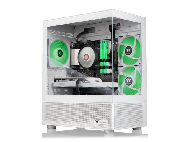 Thermaltake - LCGS Vista R66 Gaming Desktop AMD Ryzen 5 5600, 16GB RGB Memory, AMD Radeon RX 6600, 1TB NVMe M.2, Wifi - White - image 4