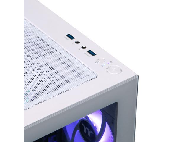 Thermaltake - LCGS Vista R66 Gaming Desktop AMD Ryzen 5 5600, 16GB RGB Memory, AMD Radeon RX 6600, 1TB NVMe M.2, Wifi - White - image 7