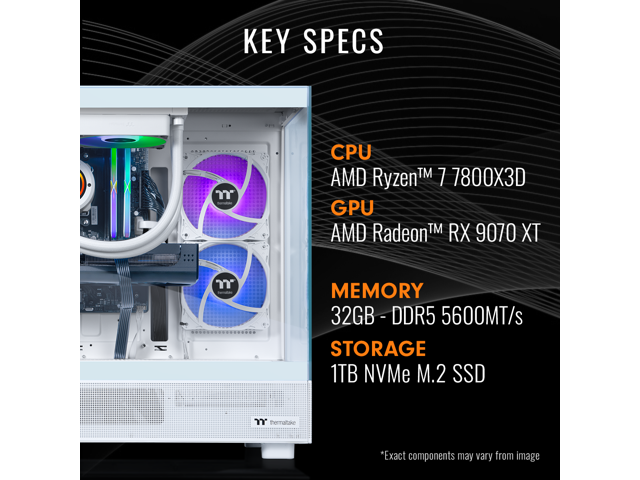 Thermaltake Gaming Desktop PC V38S-Z790-580-LCS Intel Core i9-14900KF 32GB DDR5 1TB SSD GeForce RTX 5080 Windows 11 Home