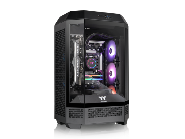 Thermaltake LCGS Reactor u2670T Gaming Desktop (Intel Core Ultra 7 265KF, 32GB 6400MT/s DDR5 RGB Memory, NVIDIA GeForce RTX 5070 Ti, 2TB NVMe M.2,...