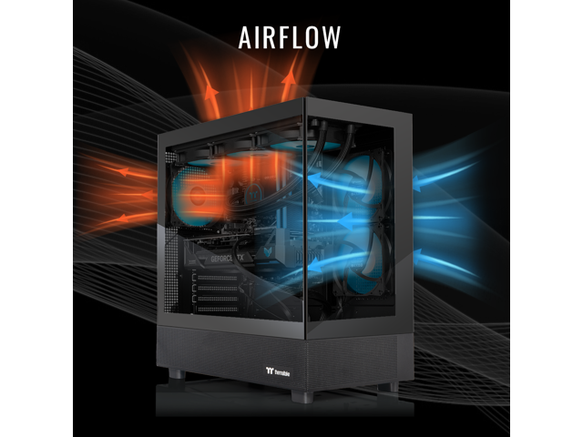 Thermaltake LCGS View 9870T-270 Gaming Desktop (AMD Ryzen 7 9800X3D, ToughRam 32GB DDR5 6400MT/s RGB Memory, NVIDIA GeForce RTX 5070 Ti, 2TB NVMe...