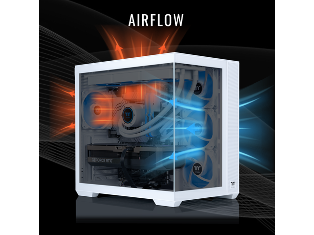 Thermaltake LCGS View u2870TS-380 Gaming Desktop (Intel Core Ultra 9 285K, ToughRam 32GB DDR5 6400MT/s RGB Memory, NVIDIA GeForce RTX 5070 Ti, 2TB...