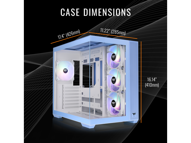 Thermaltake - LCGS View i1470TH-380 Gaming Desktop Intel Core i9-14900KF, 32GB DDR5 Memory, NVIDIA GeForce RTX 5070 Ti, 2TB NVMe M.2 - Blue - image 4