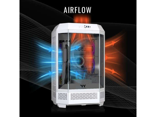 Thermaltake Gaming Desktop PC T3WT-B650-97X-LCS AMD Ryzen 7 7800X3D 32GB DDR5 2TB SSD AMD Radeon RX 9070 XT Windows 11 Home