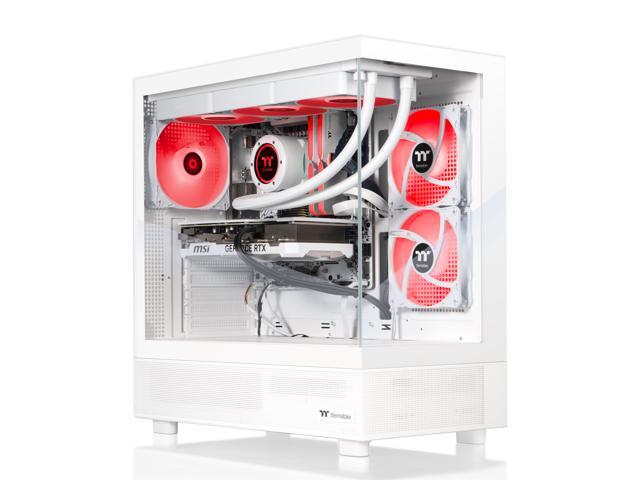 Thermaltake - LCGS View 7897XS-270 Gaming Desktop AMD Ryzen 7 7800X3D, 32GB Memory, AMD Radeon RX 9070 XT, 1TB SSD NVMe M.2 - Snow - image 7