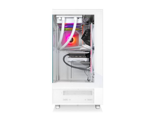 Thermaltake - LCGS View 7897XS-270 Gaming Desktop AMD Ryzen 7 7800X3D, 32GB Memory, AMD Radeon RX 9070 XT, 1TB SSD NVMe M.2 - Snow - image 5