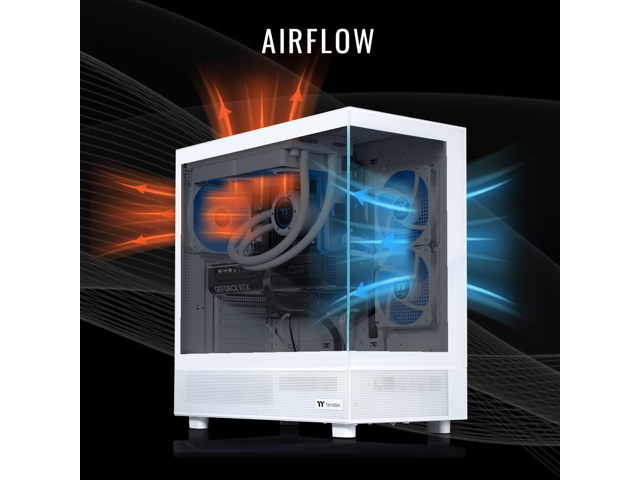 Thermaltake LCGS View 7870S-270 Gaming Desktop (AMD Ryzen 7 7800X3D, ToughRam 32GB DDR5 5600MT/s RGB Memory, NVIDIA GeForce RTX 5070, 1TB NVMe M.2,...