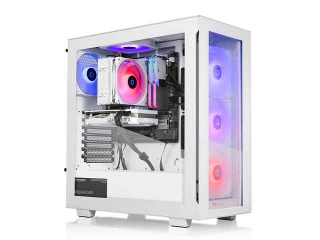 Thermaltake LCGS View 1460TS-350 Gaming Desktop (Intel Core i7-14700F, 32GB 6000MT/s DDR5 RGB Memory, NVIDIA GeForce RTX 5060 Ti, 1TB NVMe M.2,...