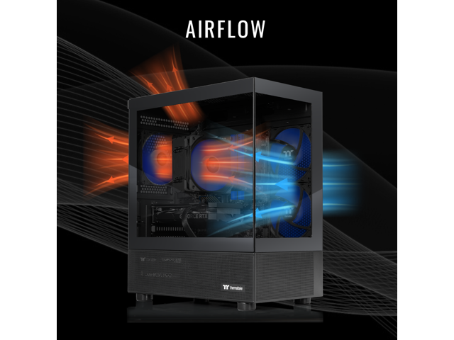 Thermaltake Gaming Desktop PC V17B-B76R-560-LCS Intel Core i5-12600KF 16GB DDR4 1TB NVMe SSD GeForce RTX 5060 Windows 11 Home