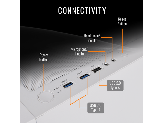 Thermaltake - LCGS Versa i570S Gaming Desktop Intel Core i9-14900KF, 32GB RGB Memory, NVIDIA GeForce RTX 5070, 1TB SSD NVMe M.2, WiFi - White - image 5