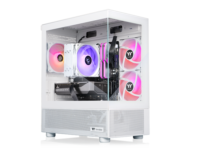 Thermaltake LCGS NE 5750S-V170S Gaming Desktop (AMD Ryzen 7 5700, NVIDIA GeForce RTX 3050, 16GB DDR4 3200Mhz Memory, 1TB NVMe M.2, 650W PSU, Wifi,...