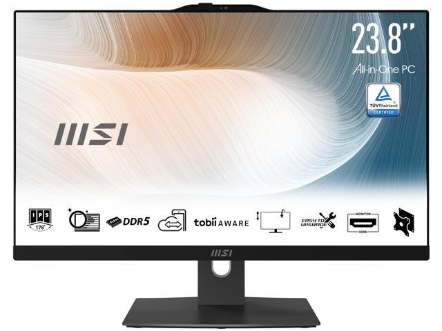 MSI - Modern AM242TP 23.8" Touchscreen All-in-One - Intel Core 7 150U - 32GB Memory - 1TB SSD - Black - image 12