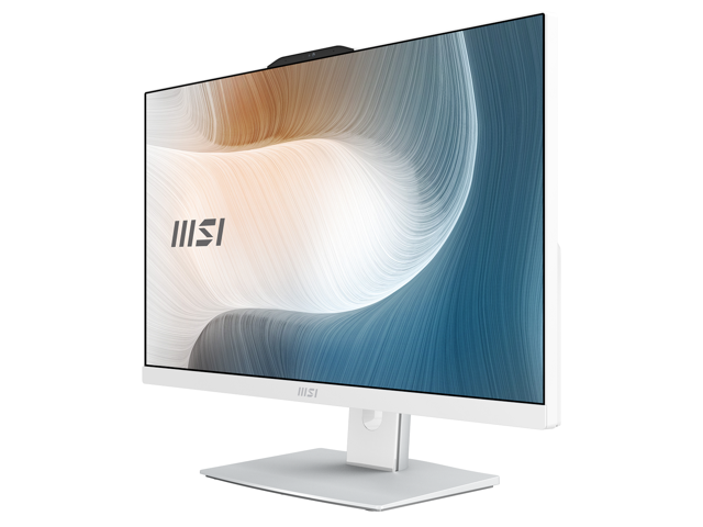 MSI - Modern AM242TP 1M 23.8" Touch-Screen All-In-One - Intel Core 7 - 32 GB Memory - 1 TB SSD - White - image 4