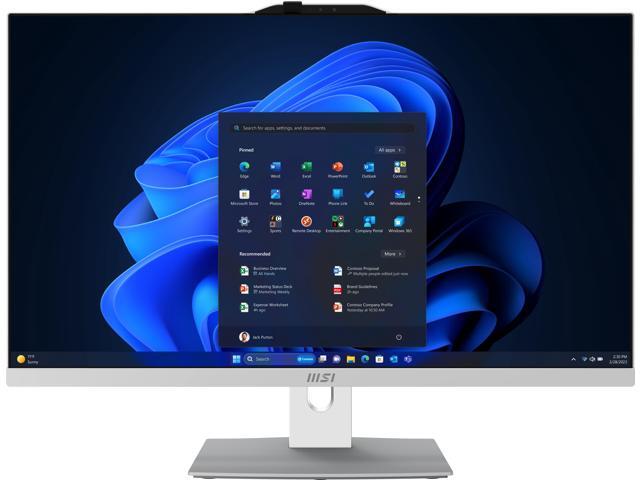 MSI - Modern AM272P 1M 27" All-In-One - Intel Core 7 - 32 GB Memory - 1 TB SSD - White - image 12