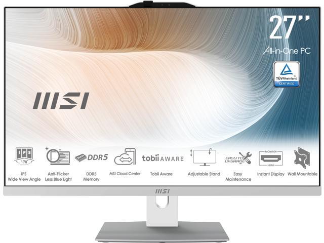 MSI - Modern AM272P 1M 27" All-In-One - Intel Core 7 - 32 GB Memory - 1 TB SSD - White - image 6