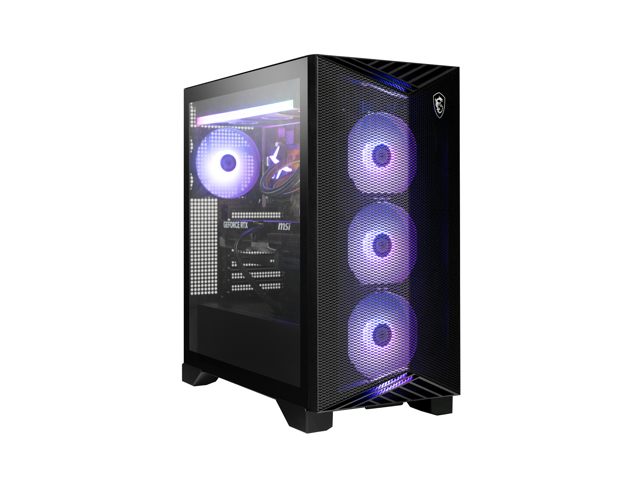 MSI - Aegis ZS2 Gaming Desktop - AMD Ryzen R9-7900X - 32GB Memory - NVIDIA GeForce RTX 5080 - 2TB SSD - Black - image 3
