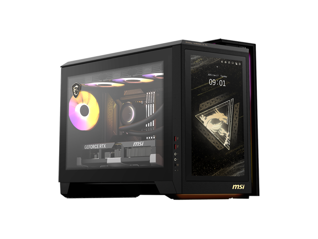 MSI - MEG Vision X AI Gaming Desktop -Intel Ultra 9 285K - 64GB Memory - NVIDIA GeForce RTX 5080 - 2TB SSD - Black - image 4