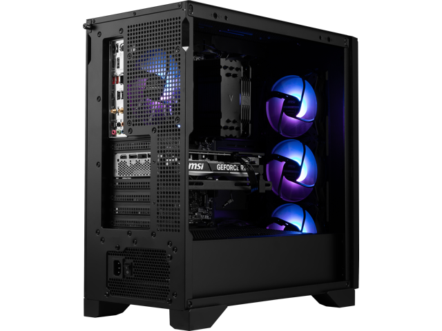 MSI - Aegis ZS Gaming Desktop - R7-8700F - 32GB Memory - NVIDIA GeForce RTX 5070Ti - 2TB SSD - Black - image 5