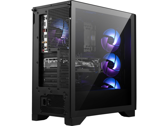 MSI - Aegis ZS Gaming Desktop - R7-8700F - 32GB Memory - NVIDIA GeForce RTX 5070Ti - 2TB SSD - Black - image 6