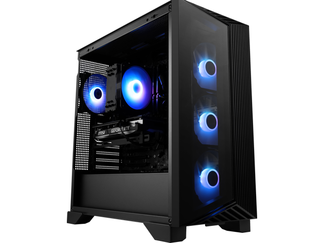 MSI - Aegis ZS Gaming Desktop - R7-8700F - 32GB Memory - NVIDIA GeForce RTX 5070Ti - 2TB SSD - Black - image 7