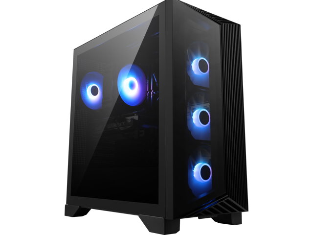 MSI - Aegis ZS Gaming Desktop - R7-8700F - 32GB Memory - NVIDIA GeForce RTX 5070Ti - 2TB SSD - Black - image 3