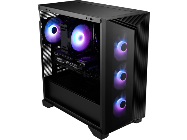 MSI - Aegis ZS Gaming Desktop - R7-8700F - 32GB Memory - NVIDIA GeForce RTX 5070Ti - 2TB SSD - Black - image 8