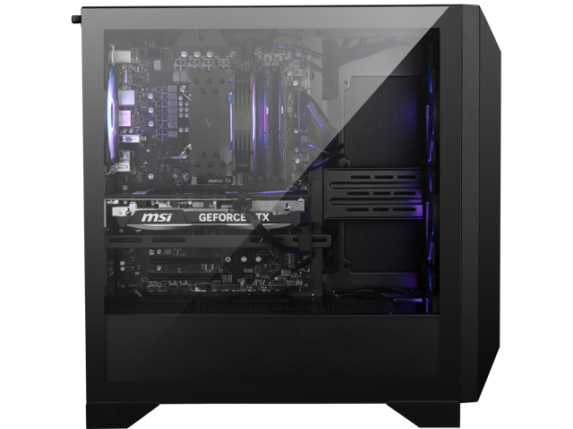 MSI - Aegis ZS Gaming Desktop - R7-8700F - 32GB Memory - NVIDIA GeForce RTX 5070Ti - 2TB SSD - Black - image 12