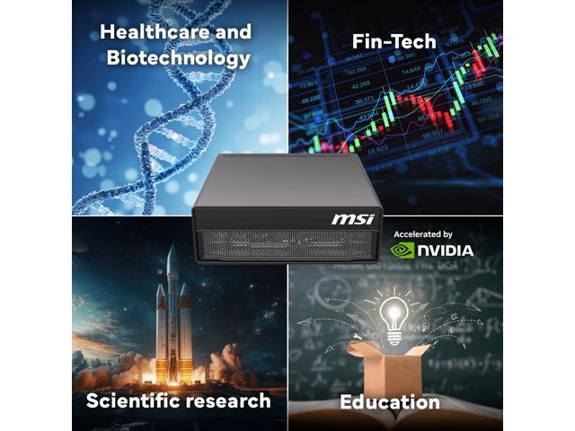 MSI - EdgeXpert Mini Desktop - Arm 20 core - 128GB Memory - NVIDIA Blackwell Graphics -4TB SSD - Black - image 10