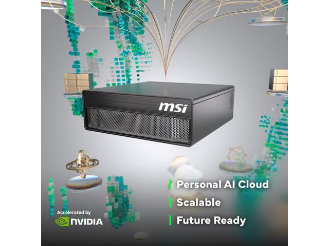 MSI - EdgeXpert Mini Desktop - Arm 20 core - 128GB Memory - NVIDIA Blackwell Graphics -4TB SSD - Black - image 11